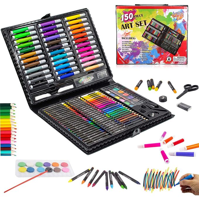 Essentials Beginner's Drawing and Sketching Art Set Set, Clear Case, Set of  32 - Walmart.com