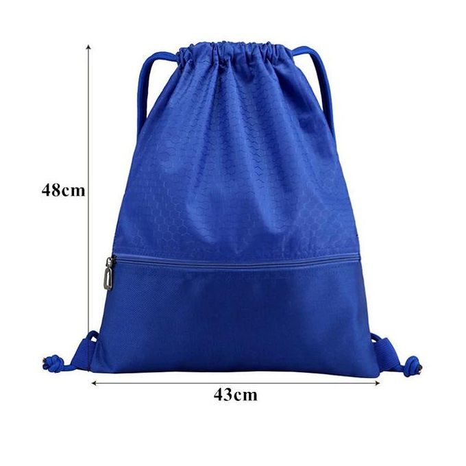 Unisex Sports Waterproof Drawstring Bags String Bag Solid Color Backpack  Pull Rope Female Men Gym Bag Casual Sport Shoe Bags