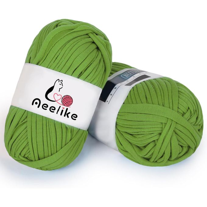 Aeelike T-Shirt Yarn, Ribbon Yarn for Crochet and Knitting