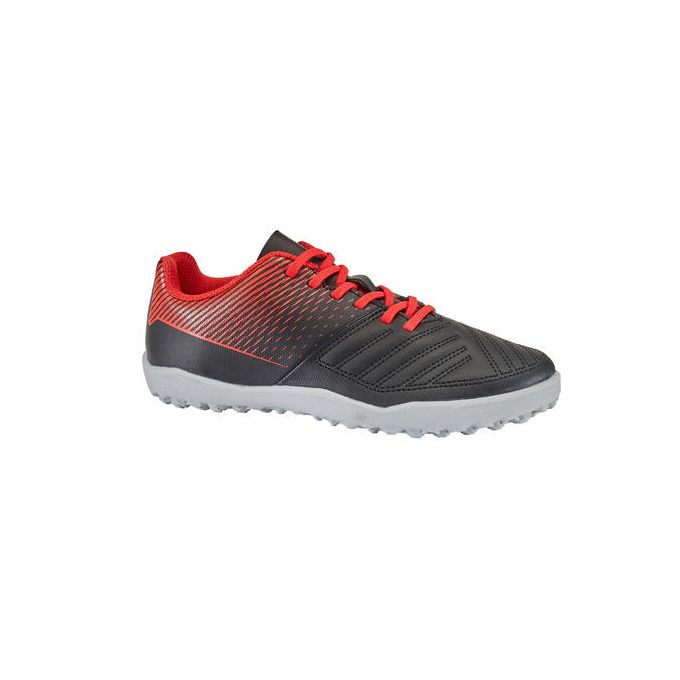 Decathlon Hard Ground Football Boots Agility 100 Turf TF Black