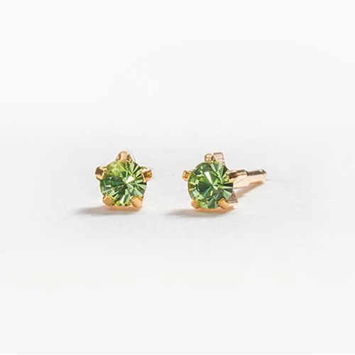 Caress Earrings Birthstone August – Peridot Claw