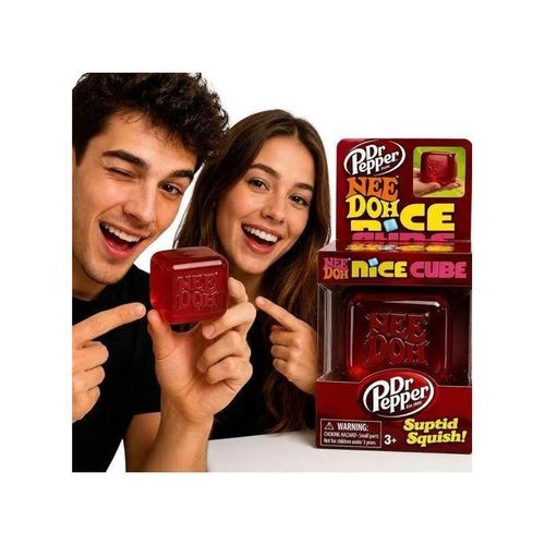 Dr Pepper NeeDoh Nice Cube Squishy Stress Ball Fidget Toy