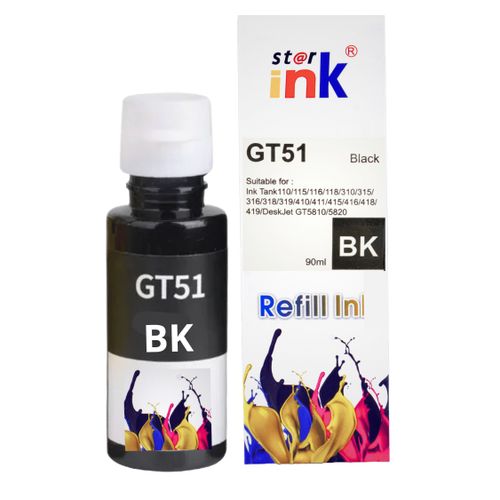 HP GT51 GT52 Ink Bottle for GT5810 5820 5811 5821 5822 118 310 311 318 319 410 411 418 Ink Tank 315 415 416
