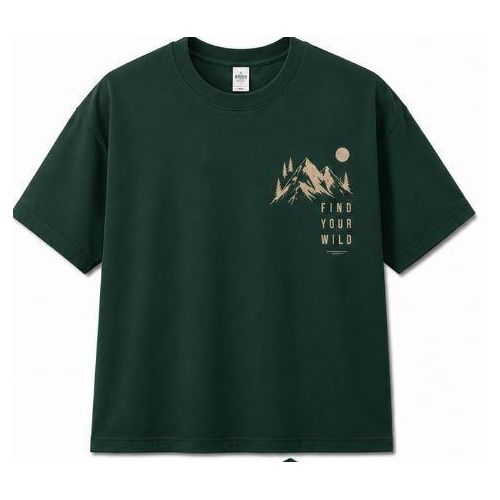 Unisex Oversized Graphic Printed T-Shirt – Streetwear Casual Cotton Tee – Size M