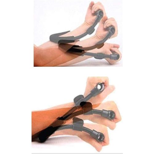 Wrist strengthener forearm and arm hand grip exerciser developer, workout strength trainer home gym workout equipment - red * black