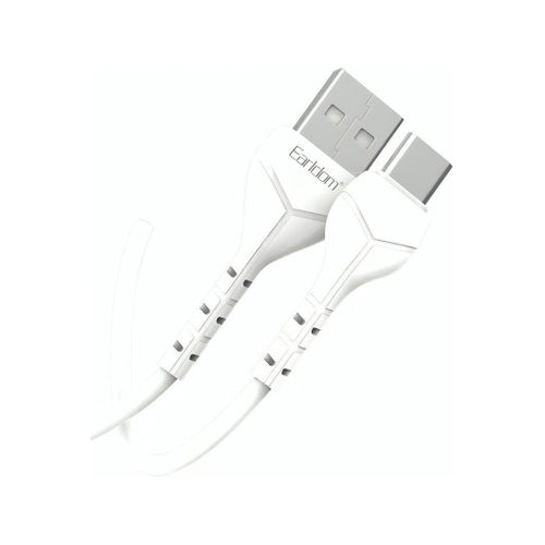 Earldom 1M White USB Type-C Cable - Fast Charging Data Transfer for Smartphones Tablets Laptops More