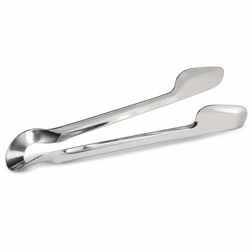 Stainless Steel Serving Tongs 33 cm, Extra Long Food Tongs with Wide Grip Ends, Heavy Duty Kitchen Serving Tong for BBQ, Buffet, Salad, Bread, Pastries and Food Serving, Silver