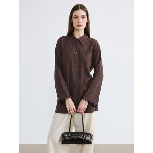 Linen Blend Women's Shirt Tunic