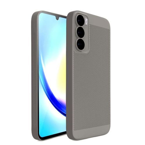 Case For Oppo Reno12 5G Heat Dissipation Case with Built-in Camera Lens Protector Slim Fit Breathable Cooling Anti-Fingerprint Hard PC Back Shockproof Cover Gray
