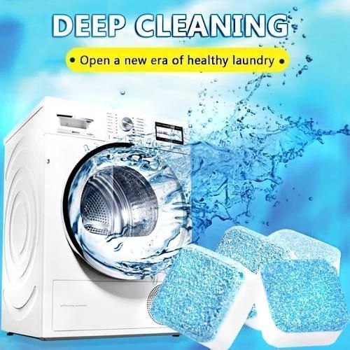 Cleaning Tablets Washing Machine Cleaner For All Kind - 12 Tablets
