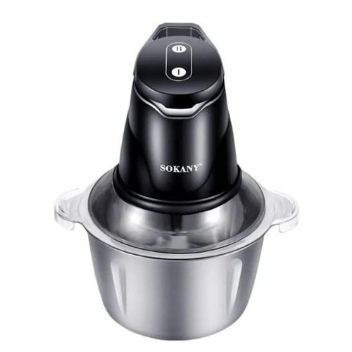 Wonder Food Processor, 2 Liter Capacity, 400 Watts, Silver and Black - SK-7020N