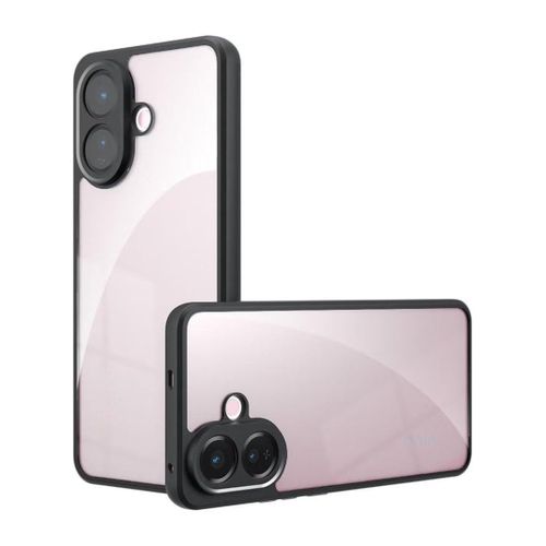 Case Transparent, Military-Grade Shockproof Anti-Yellowing, Slim Protective Phone Case Full Bumper Cover With Camera Protective For Vivo V60 Lite 5G/4G - Black