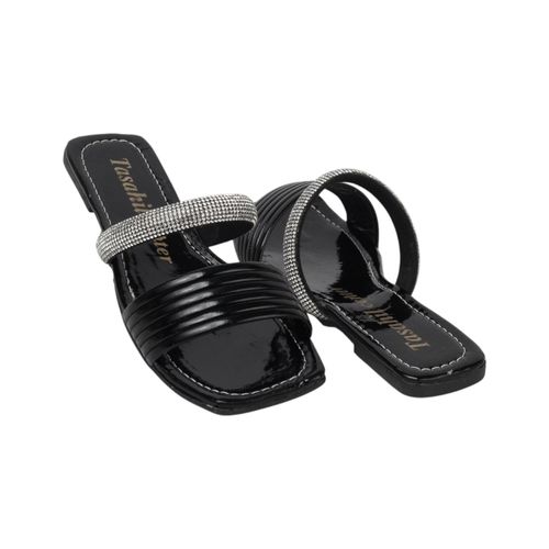 صندل نسائي جلد كاجوال من مركز تساهيل