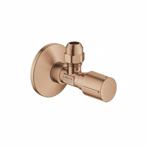 Angle Valve - Circular Handle 0.375x0.5 mm Rose Gold