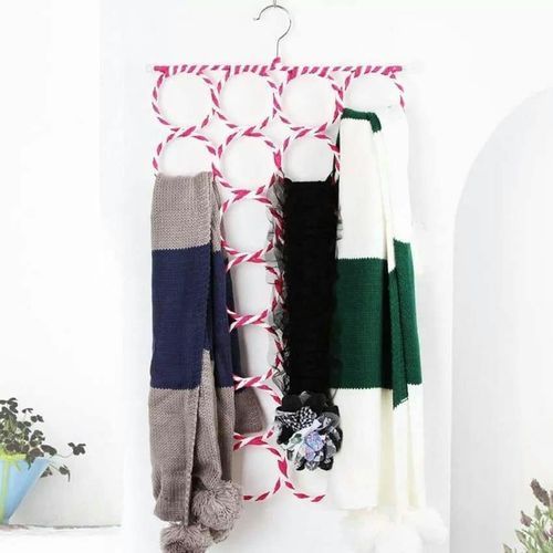 Scarf Holder - 28 Slot - Multicolored