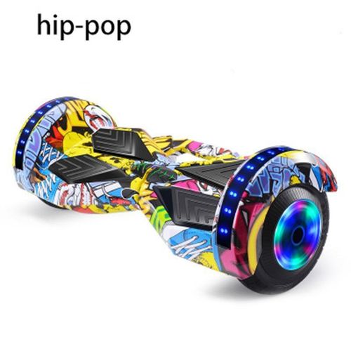 8-Inch Smart Self-Balancing Hoverboard with Bluetooth and Light-Up Wheels – Electric Scooter Kids & Adults