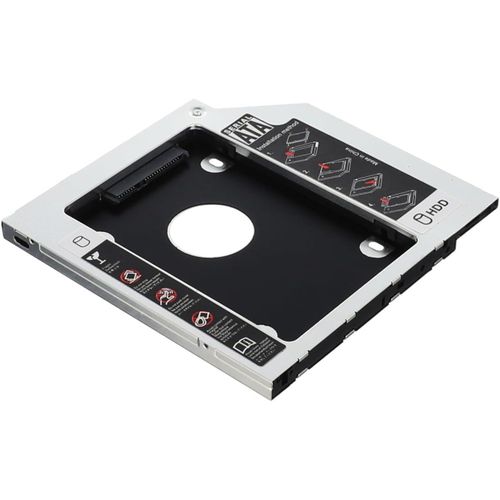 Universal Caddy Drive 9.5mm 2.5 Inch Sata Aluminum 2nd Hdd Caddy Ssd And Hdd Hard Disk Driver Case Cd Dvd-rom Optical Bay For Notebook Laptop And Mac