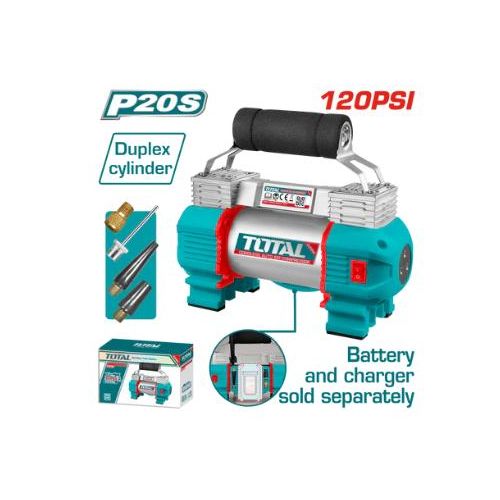 20V Cordless Dual-Piston Air Compressor (Tool Only) – TACLI2026