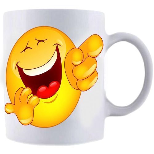 Mug Emotion Happy - White