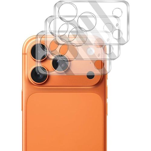 iPhone 17 Pro 3 Pack Camera Lens Protector Film Tempered Glass 9H Hardness Ultra HD Scratch Resistant Case Compatible with Case Does Not Affect Shooting