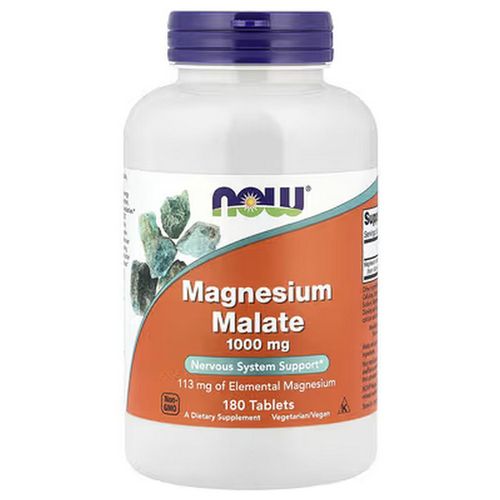 Magnesium Malate 1000 mg 180 Tablets Nervous System Support
