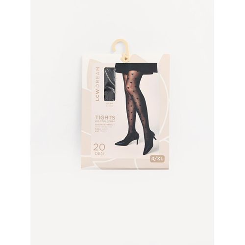 20 Denier Heart Patterned Women's Tights