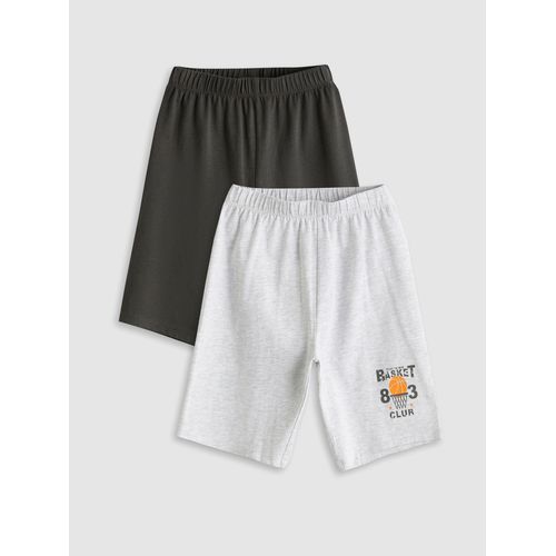 Elasticated Waist Boy's Pyjama Shorts 2 Pack