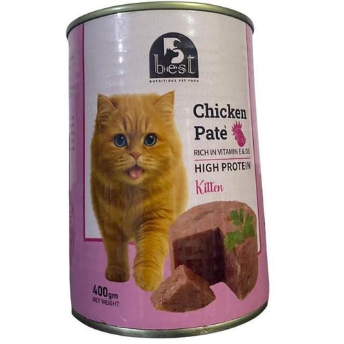 Best Cat Wet Food Can - Chiken Pate Kitten - 400 g