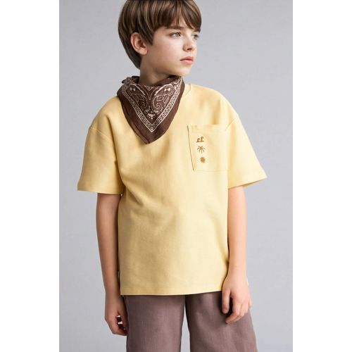 Boy Oversize Fit Embroidered Short Sleeve T-Shirt