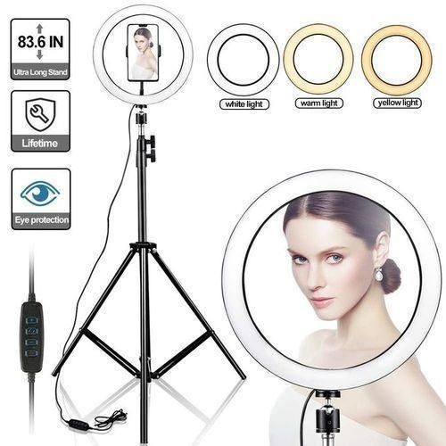 Ring Fill Light - Big Size For Professional Photography With Adjustable Tripod Stand