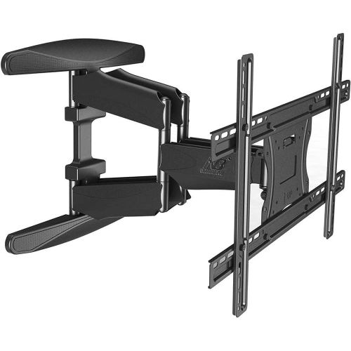 NB North Bayou Mobile TV Wall Mount (N.B) North.Bayou P6 40-75 Inch Full Motion Wall Mount LED LCD Flat/Curved Screen Holds up to 45 kg, Black P6