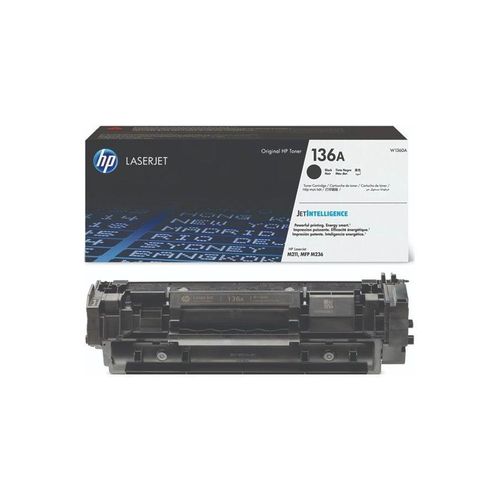 Original LaserJet Black Toner Cartridge, 136A, Compatible With LaserJet M211d Printer Series - MFP M236dw Printer Series