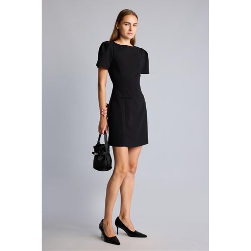 Crew Neck Mini Dress