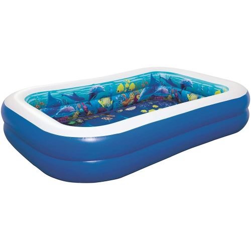 Family Pool 3D Adventure Square 262x175x51 Cm - 54177