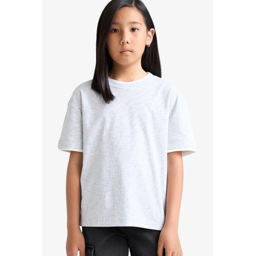 Relax Fit Rib Short Sleeve T-Shirt Girls'