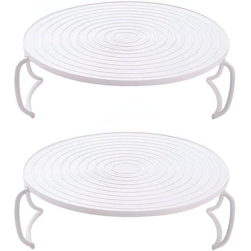 Foldable Microwave Stand - Optimize your kitchen space with our unique dish organizer, perfect for steaming and keeping your microwave neat and efficient. (2 Pack)