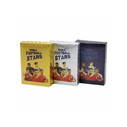 World Football Stars Playing Cards Deck Waterproof Plastic Board Game Cards for Fans and Collectors