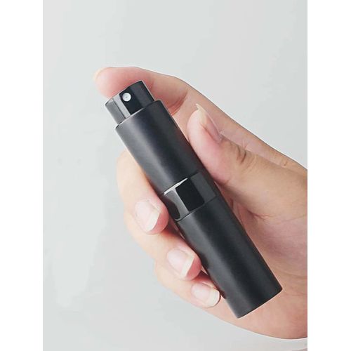Luxury Mini Refillable Perfume Bottle 10ml - Travel-Friendly Spray with Circular Pump for Perfumes and Cosmetics