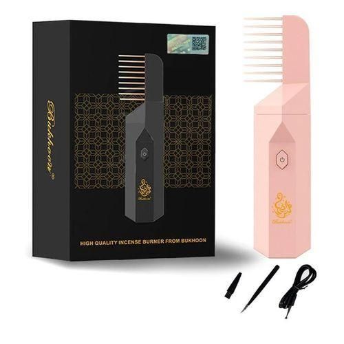 Electric Bakhoor Diffuser Portable Hair Comb USB Rechargeable Incense Holder Electronic Incense Burner