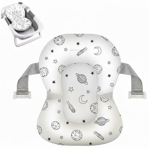 Baby Bath Floating Pillow - Non-Slip Bathtub Seat Support Mat for Newborns