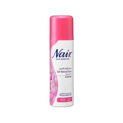 Hair Removal Spray with Rose Fragrance for Silky, Smooth Skin Suitable for All Hair Types 200 ml, Single Pack