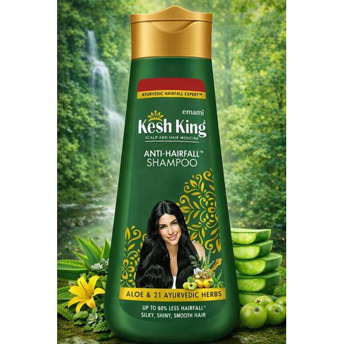 Aloe Vera Anti Hair Fall Shampoo 340ml - Herbal Hair Loss Control Shampoo - Strengthening and Nourishing Formula - Reduces Hair Fall and Breakage - Deep Scalp Care Cleanser for Strong Thick Healthy Hair - Suitable for All Hair Types