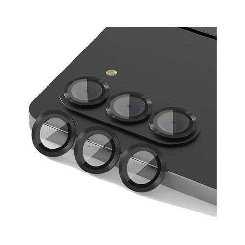 Camera Lens Protector Compatible with Samsung A35 / A55 5G Metal Screen Individual Ring Tempered Glass 9H Hardness Case Friendly Anti-Scratch