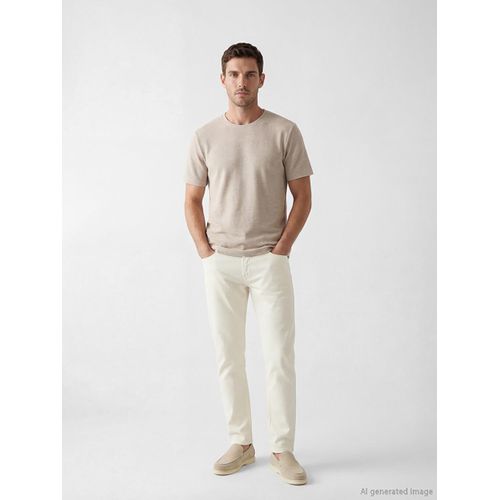 Slim Fit Gabardine Men's Chino Trousers