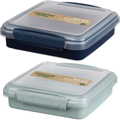 Renew Sandwich Box Dark -Blue- 450ml