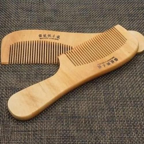 Medical Wooden Comb For Healthy Hair - Two Pieces