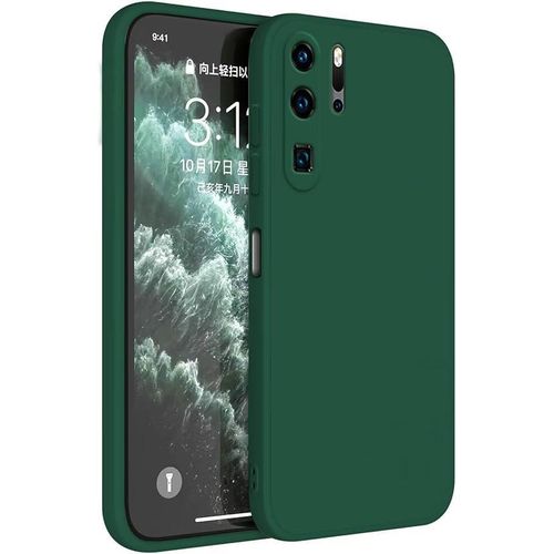 Cover for Huawei P30 Pro / P30 Pro New Edition (6.47 Inches) Case Cover, Skin Protection Silicone TPU – Dark Green