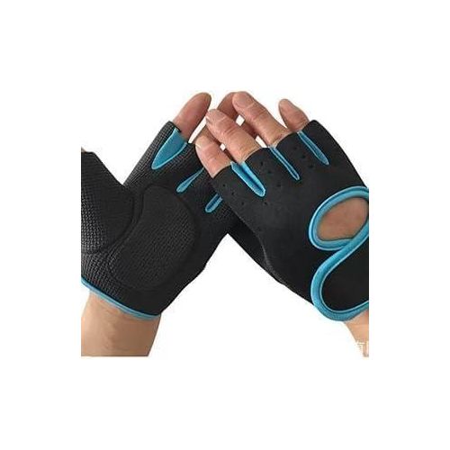 Weightlifting, cycling, fitness, and gym gloves with a half-finger design for men and women, available in multiple colors.