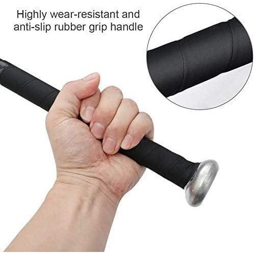 Thicker Baseball Bat Aluminium Stick Bar Alloy Lightweight Bat Rubber Anti-Slip Grip for Outdoor Training Practice for Adult Teens Black Blue Red Silver For Choose