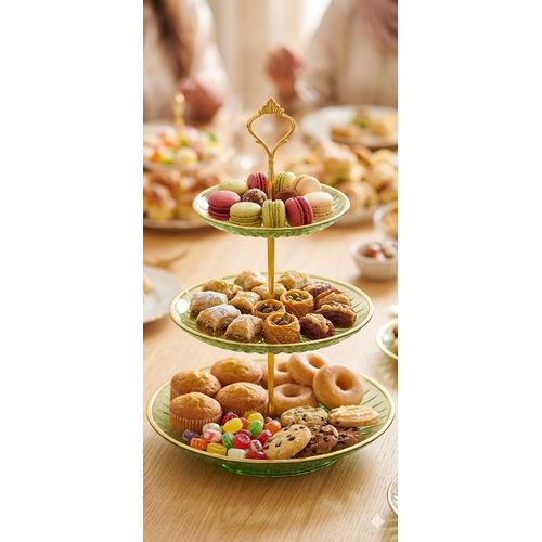 Three-tier acrylic serving stand - ideal for parties and everyday use